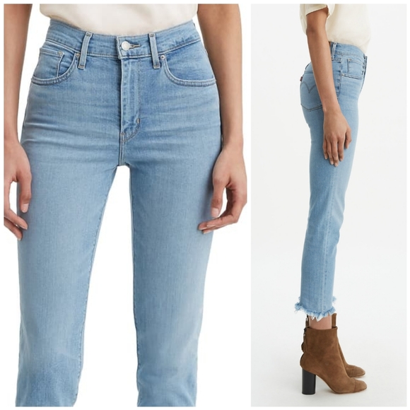 Levi's 724 High Rise Straight Leg Stretch Jeans - Picture 5 of 8